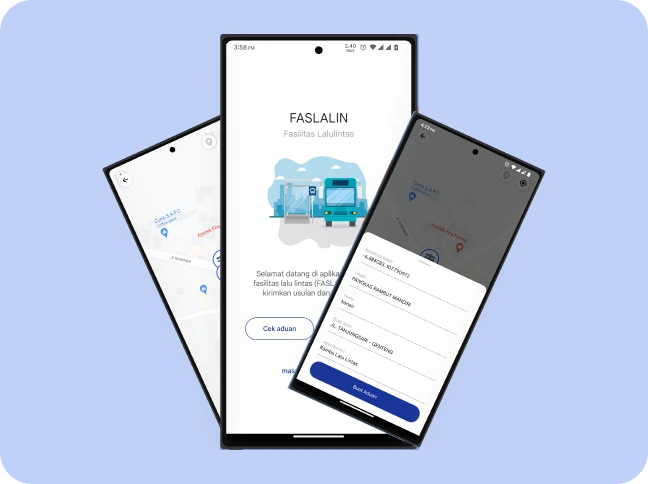 aplikasi pengaduan permasalahan
                                perlengkapan lalu lintas sadigit